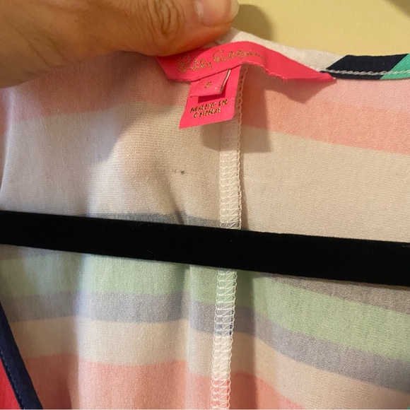 Lilly Pulitzer Striped Side Slit Maxi Dress - Picture 6 of 9